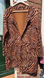 Jacket zomer summer zebra cheetah tijgerprint long lang, Kleding | Dames, Jassen | Zomer, Made in Italy, Bruin, Maat 42/44 (L)