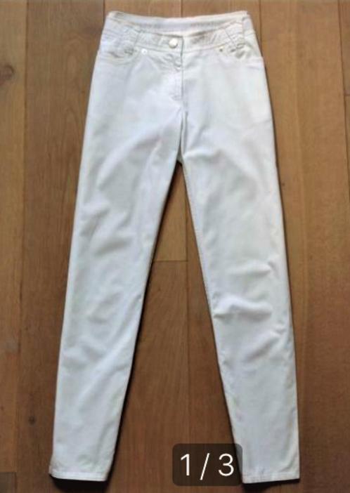 Airfield: z.g.a.n. witte enkellange broek maat 36, Kleding | Dames, Broeken en Pantalons, Zo goed als nieuw, Maat 36 (S), Wit