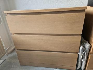 2 kledingkasten PAX 3 lades hout