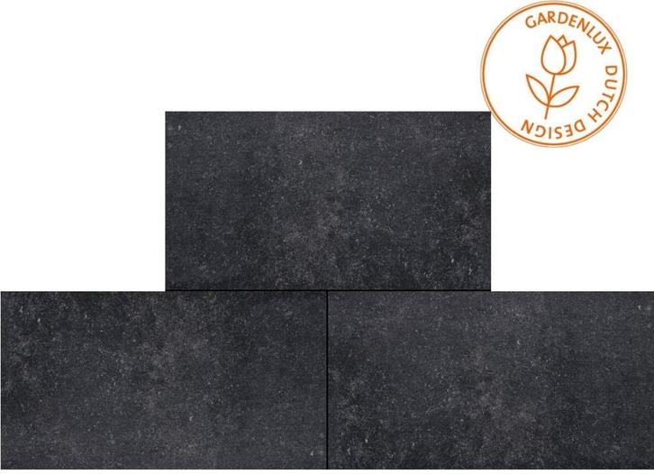 Restant32 keramische tegels 12,96m2 Spectre DarkGrey 45x90x3, Tuin en Terras, Tegels en Klinkers, Nieuw, Terrastegels, Keramiek