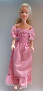 vintage barbie - skipper quick curl deluxe - jurkje, Gebruikt, Pop, Ophalen