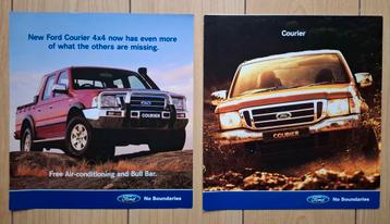 Ford Courier, Australische folder en sheet  € 5,-- beschikbaar voor biedingen