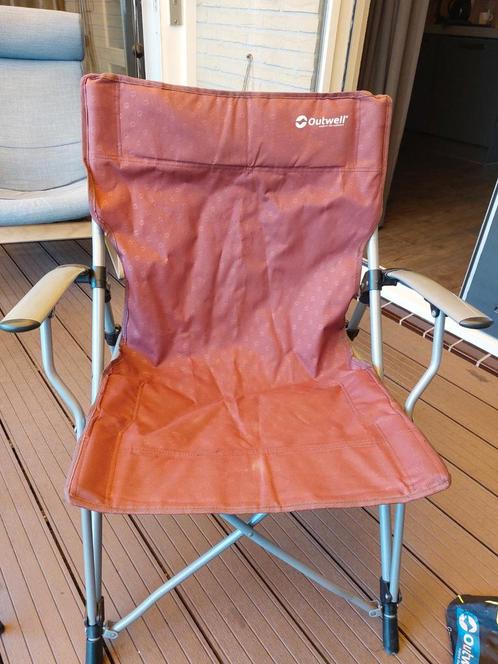 4 stoelen outwell goya claret in meeneemhoes, Caravans en Kamperen, Kampeermeubelen, Gebruikt, Campingstoel, Ophalen