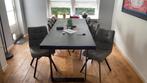 Mooie teak houten tafel 9 com dim blad!, Huis en Inrichting, Ophalen, Teakhout, 50 tot 100 cm, Zo goed als nieuw