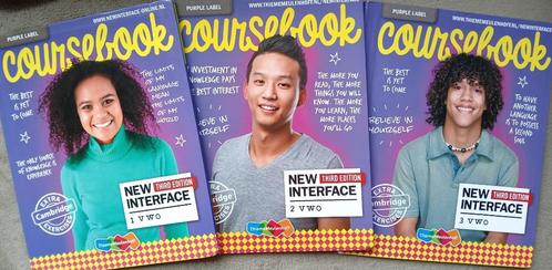 New Interface 3e editie VWO 1/2/3 Coursebook / Workbooks SET, Boeken, Schoolboeken, Zo goed als nieuw, Engels, VWO, Verzenden