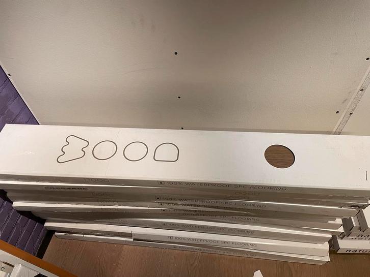 Nieuwe click PVC 26m2 Valley Oak met ondervloer, Huis en Inrichting, Stoffering | Vloerbedekking, Nieuw, Overige typen, 25 tot 50 m²