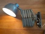 Bauhaus schaarlamp jaren 50 Vintage, Ophalen of Verzenden, Gebruikt, Metaal, Minder dan 100 cm