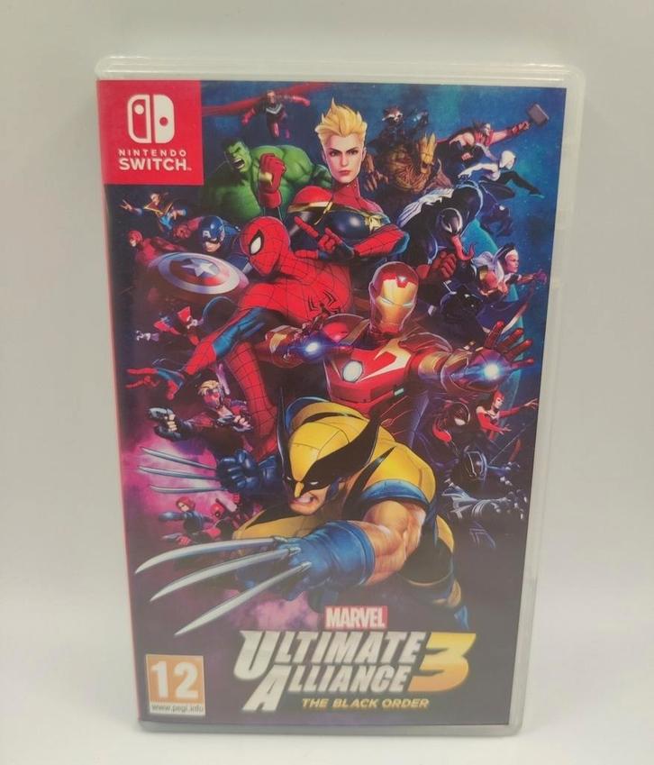 Marvel ultimate alliance 3 Nintendo switch, Spelcomputers en Games, Games | Nintendo Switch, Zo goed als nieuw, 1 speler, Vanaf 3 jaar