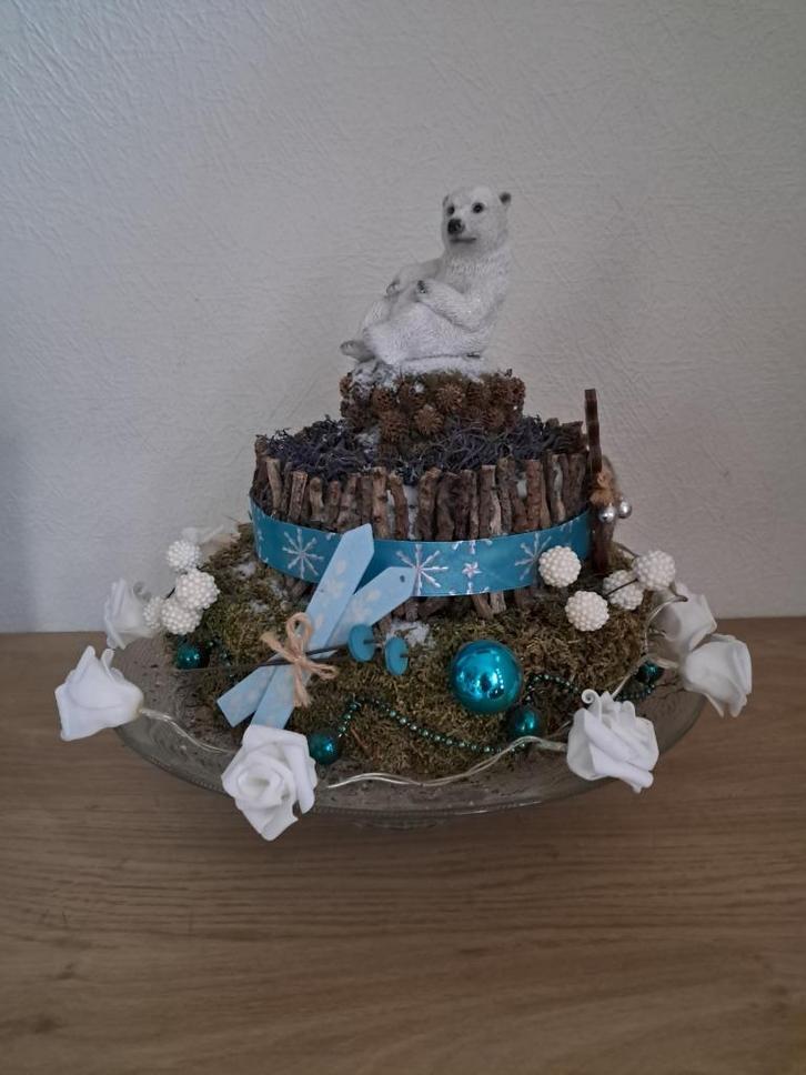 Kerst decoratie kersttaart met lampjes, Diversen, Kerst, Nieuw, Ophalen