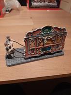 Kerstdorp miniatuur draaiorgel, Ophalen of Verzenden, Gebruikt