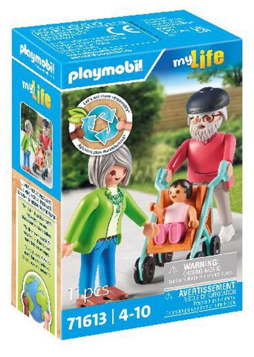 PLAYMOBIL 71613 Grootouders met Baby 11 delig, Kinderen en Baby's, Speelgoed | Playmobil, Nieuw, Complete set, Ophalen of Verzenden