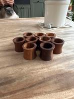 Houten servetringen, negen stuks, Huis en Inrichting, Ophalen of Verzenden