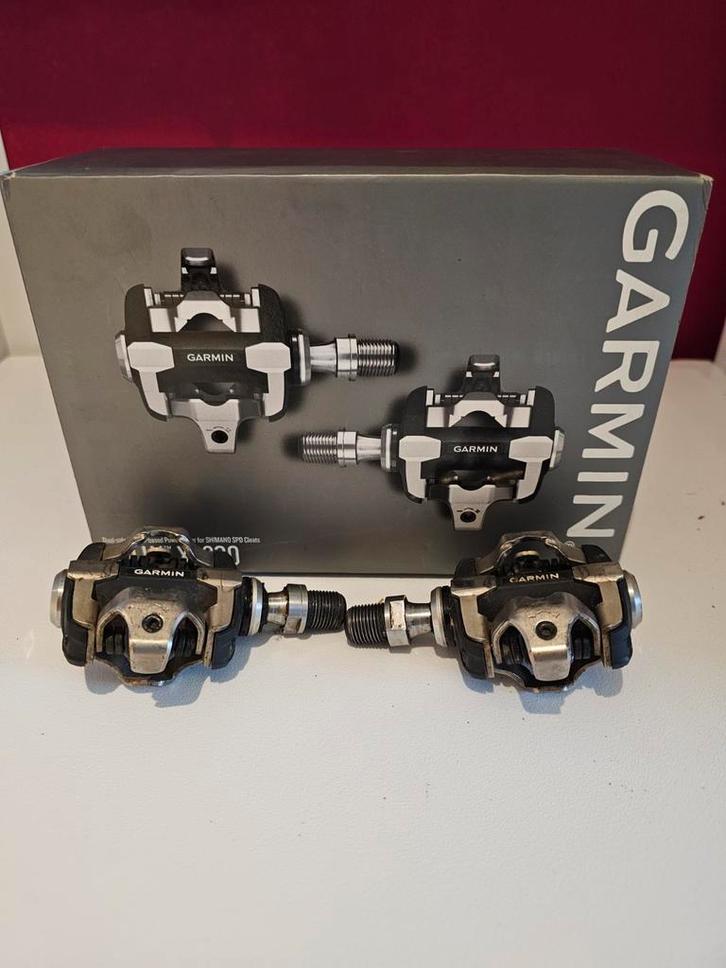 Garmin Vector 3, Rally XC200 vermogenspedalen tweezijdig, Fietsen en Brommers, Fietsonderdelen, Gebruikt, Racefiets, Crankstel of Pedalen