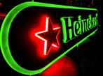 Heineken Bier buitenlamp lamp neon led ''NIEUW'' (FH5793), Verzamelen, Biermerken, Ophalen, Nieuw, Reclamebord, Plaat of Schild
