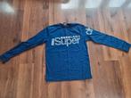 superdry longsleeve maat l, Maat 52/54 (L), Blauw, Nieuw, Ophalen of Verzenden