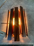 Werner Schou vintage muurlamp met bevestiging plaat 1970, Ophalen, Gebruikt, Glas