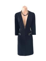 Ribkoff luxe jurk met rits accenten zwart 3/4 mouw maat 38, Maat 38/40 (M), Verzenden, Zwart, Joseph Ribkoff