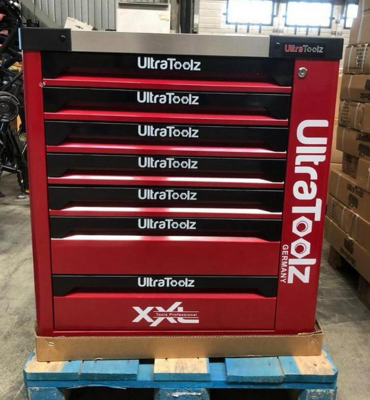 Professional XXL Ultratoolz Gereedschapswagen 419 Delig, Auto diversen, Autogereedschap, Nieuw, Ophalen of Verzenden