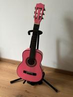 Roze gitaar meisje CLX Caldez 41, Ophalen of Verzenden, Zo goed als nieuw, Klassieke of Spaanse gitaar