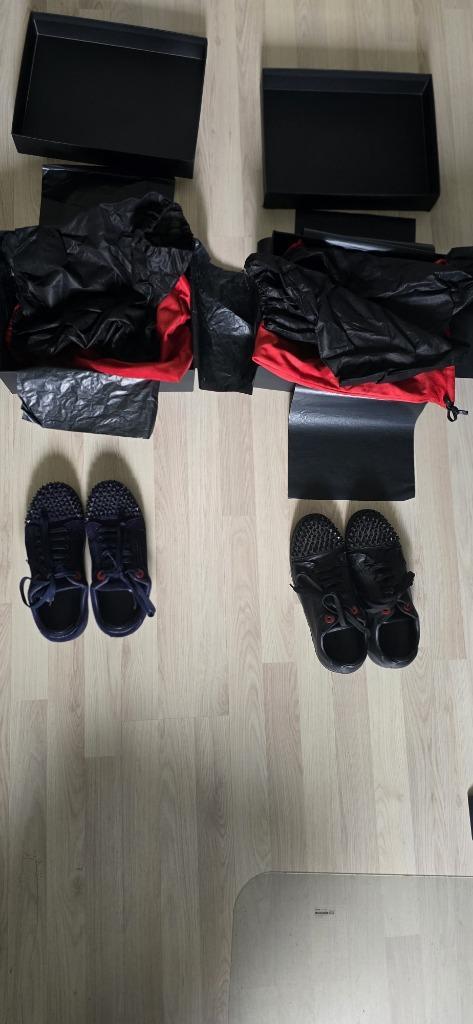 Twee paar Royaums schoenen – blauw (42) & zwart (43) – ZGAN, Kleding | Heren, Schoenen, Zo goed als nieuw, Sneakers of Gympen