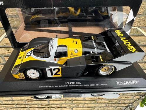 PORSCHE 956 K MERL MONZA 1000 KM 1984 Minichamps 1:18 NIEUW, Hobby en Vrije tijd, Modelauto's | 1:18, Nieuw, Auto, MiniChamps