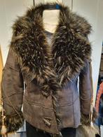 Afghaanse vintage penny lane vegan schapenvacht, Ophalen of Verzenden, Gedragen, Maat 38/40 (M), Bruin