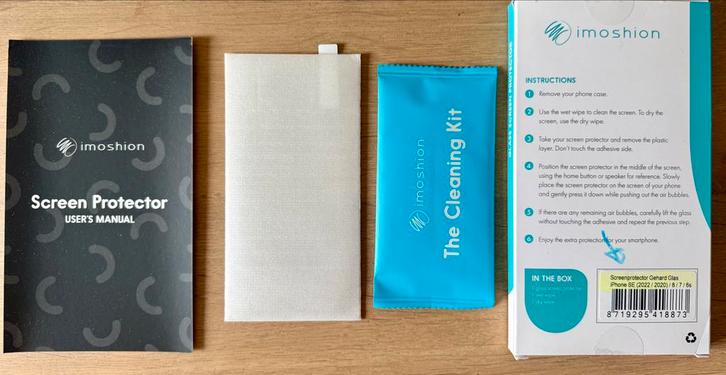 Imoshion Glazen Screenprotector iPhone SE/8/7/6/6s, Telecommunicatie, Mobiele telefoons | Hoesjes en Frontjes | Apple iPhone, Nieuw