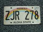 Kentekenplaat licenseplate Hawaii Aloha State 1 USA, Verzenden, Gebruikt, Auto's