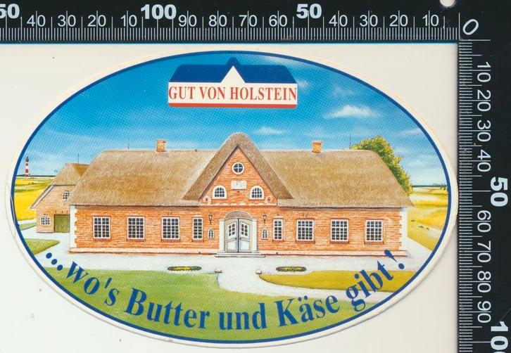Sticker: Gut von Holstein, Verzamelen, Stickers, Zo goed als nieuw, Bedrijf of Vereniging, Verzenden