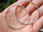 Vanoli 925 zilver creolen oorbellen strakke hoops 4,5 cm, Hangers, Vanoli, Amsterdam, Nieuw