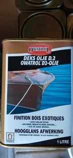 8x1ltr blik Owatrol D2-olie kleurloze hoogglans afwerking, Doe-het-zelf en Verbouw, Verf, Beits en Lak, Ophalen of Verzenden, Nieuw