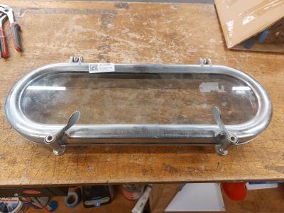 Patrijspoort 44x13 cm (z. tegenring), Watersport en Boten, Bootonderdelen, Gebruikt