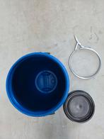 Blauwe tonnen van 30 liter - gespoeld, Ophalen, -, Zo goed als nieuw, -