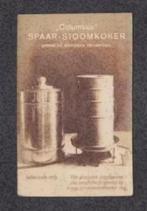Reclamekaart Columbus Spaar Stoomkoker Stapelpannen., Ophalen of Verzenden, Voor 1920, Ongelopen, Overige thema's