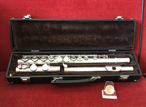 Vintage 'Artist II' Dwarsfluit, verzilverd, speelbare staat, Muziek en Instrumenten, Blaasinstrumenten | Dwarsfluiten en Piccolo's