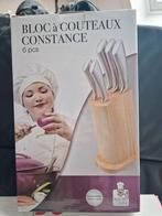 Messenset met Houten Blok - 6-delig, Ophalen, Nieuw