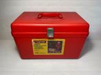 Bijzondere vintage Curver naaibox naaimand in de kleur rood, Hobby en Vrije tijd, Ophalen of Verzenden