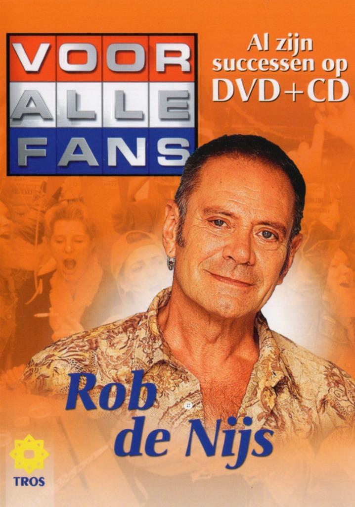 Rob de Nijs - Voor alle fans - DVD + CD, Cd's en Dvd's, Dvd's | Muziek en Concerten, Zo goed als nieuw, Muziek en Concerten, Alle leeftijden