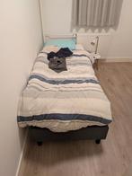 Boxspring 80x200 + IKEA Matras - Eenpersoons, Huis en Inrichting, Slaapkamer | Bedden, Ophalen, Gebruikt, Eenpersoons, 80 cm