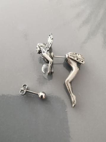 Fantasy oorsteker fairy, oorbel elfje, Pass 'N Thru earpin beschikbaar voor biedingen