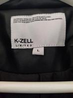 K-ZELL Jas - Maat L - Zwart, Kleding | Dames, Ophalen, Zwart, Maat 42/44 (L), Zo goed als nieuw