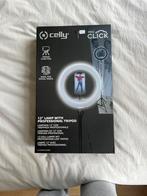 Celly ProClick Celly 12" ringlamp met vloerstandaard, Ophalen of Verzenden, Zo goed als nieuw, 150 tot 175 cm, Driepoot