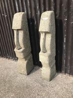 Paaseiland beeld handwerk gehakt uit natuursteen Moai, Tuin en Terras, Overige typen, Nieuw, Ophalen of Verzenden, https://verburgtvintage.nl/#contact