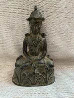 Bronzen buddha zie erg goed uit, Antiek en Kunst, Ophalen of Verzenden