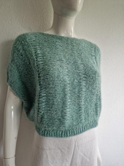 INTI top Irma. Maat M. Mint/baby alpaca., Kleding | Dames, Truien en Vesten, Nieuw, Maat 38/40 (M), Groen, Ophalen of Verzenden