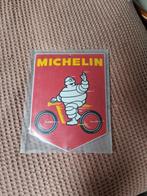 Michelin emaille reclamebordje  deurpostje, Verzamelen, Ophalen of Verzenden, Gebruikt, Reclamebord