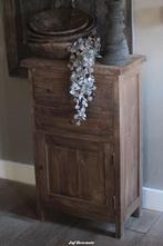 Halkastje smal massief teak 'sober', Ophalen, Www.jufbrocante.nl, Www.jufbrocante.nl, Nieuw