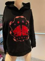 Sandro sweater met leuke capuchon maat 2. M, Kleding | Dames, Maat 38/40 (M), Zwart, Sandro, Ophalen of Verzenden