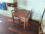 IKEA "Jokkmokk" Eetkamerset, 1x Tafel, 4x Stoelen + Kussens, Ophalen of Verzenden