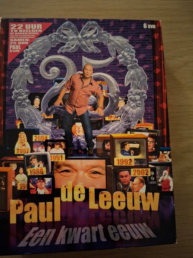 Paul de Leeuw - Een Kwart Eeuw - 6 DVD Boxset, Alle leeftijden, Boxset, Ophalen of Verzenden, Zo goed als nieuw